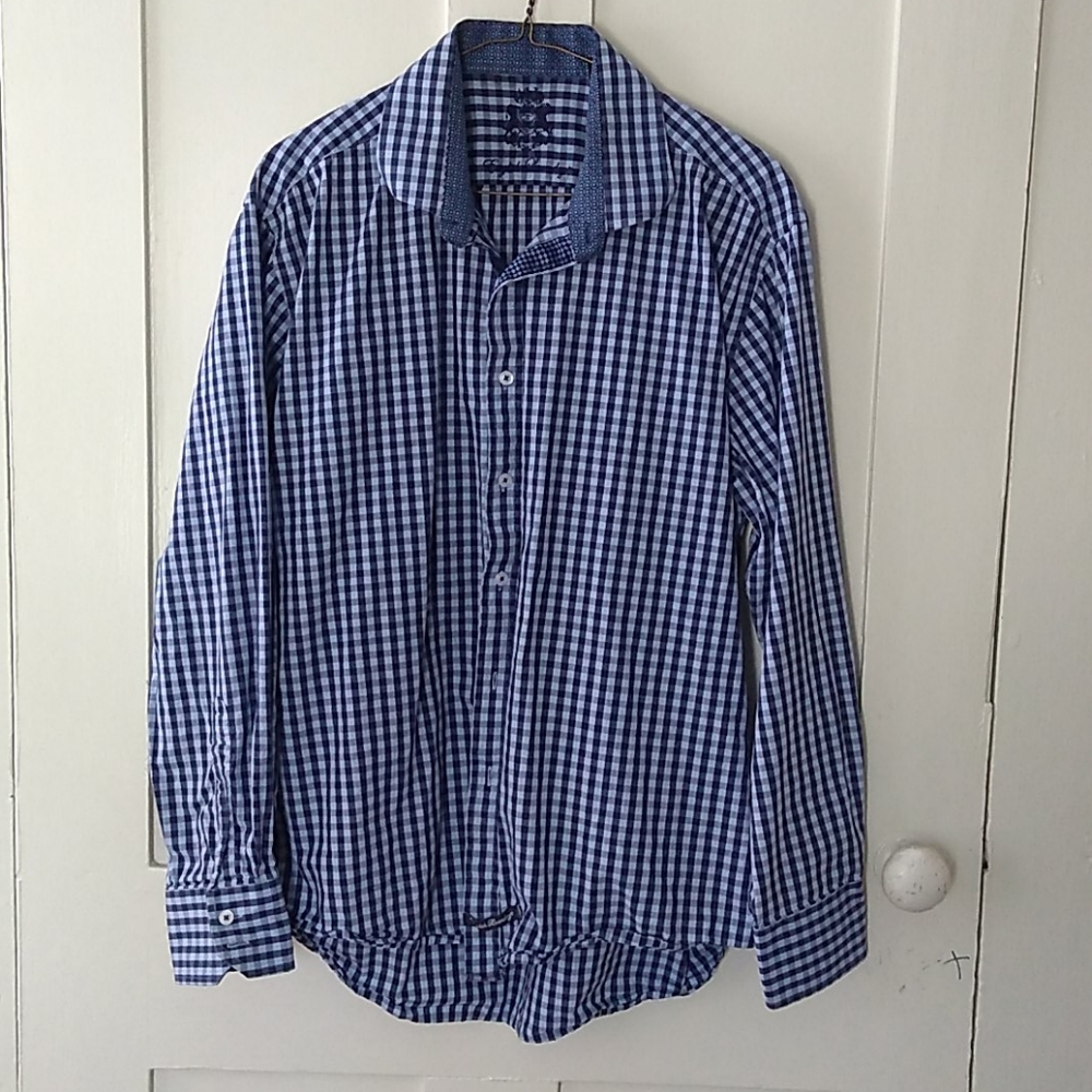 Men's English Laundry dress plaid shirt